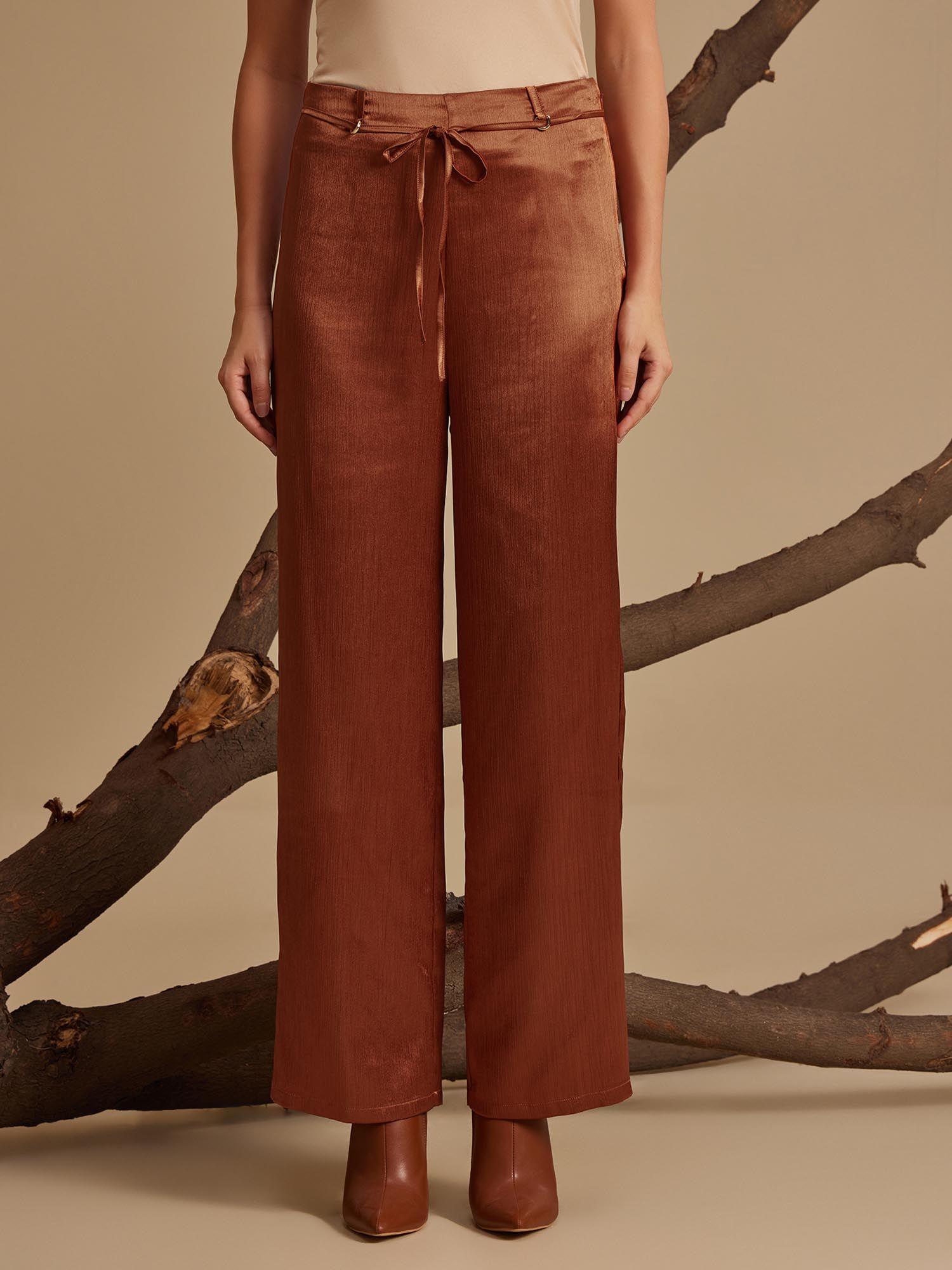 jewel rust solid pants