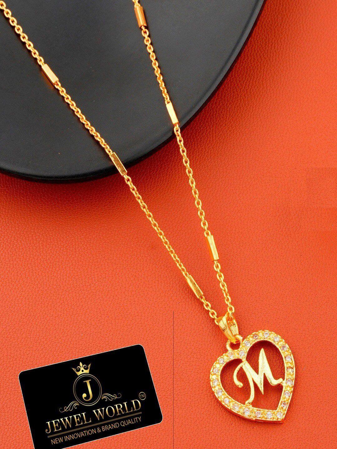 jewel world gold-plated necklace