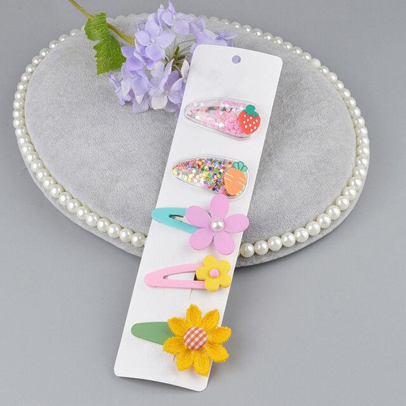 jewels galaxy stunning floral transparent hairclip jewellery for kids/girls