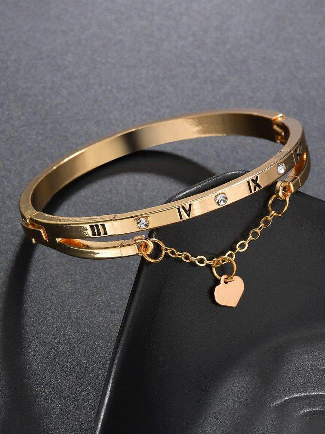 jewels galaxy women gold-plated wraparound bracelet