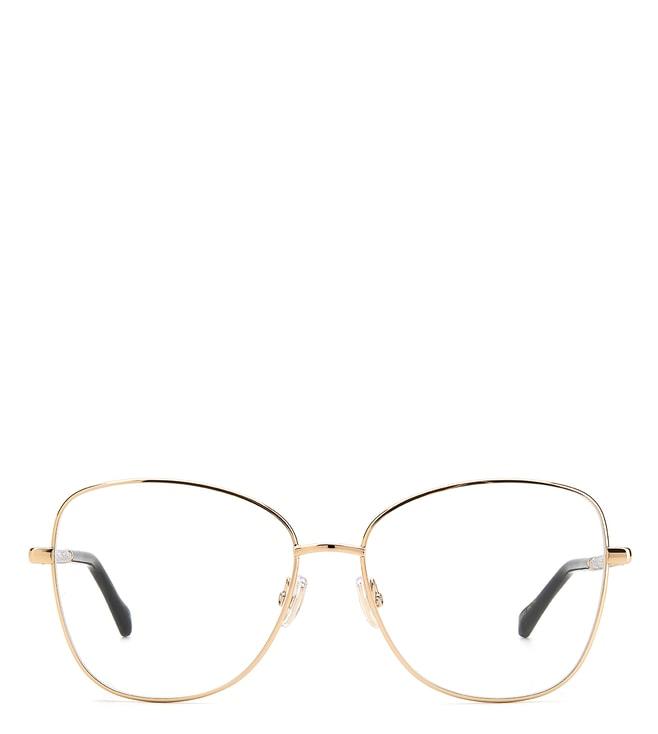 jimmy choo jc322 rhl gold butterfly eyewear frames for women