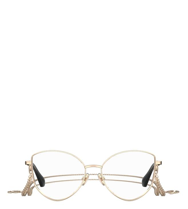 jimmy choo jc327 000 rose gold butterfly eyewear frames for women