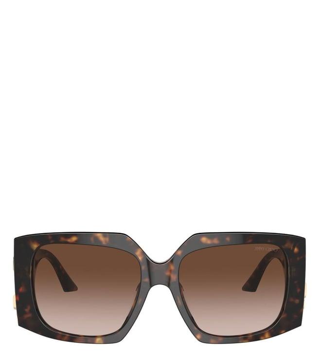 jimmy choo 0jc5006u50021355 brown gradient butterfly sunglasses for women