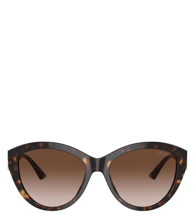 jimmy choo 0jc500750021355 brown gradient cat eye sunglasses for women