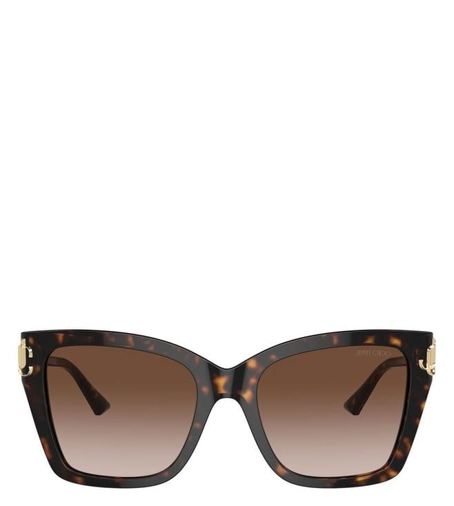 jimmy choo 0jc501250021354 brown gradient butterfly sunglasses for women