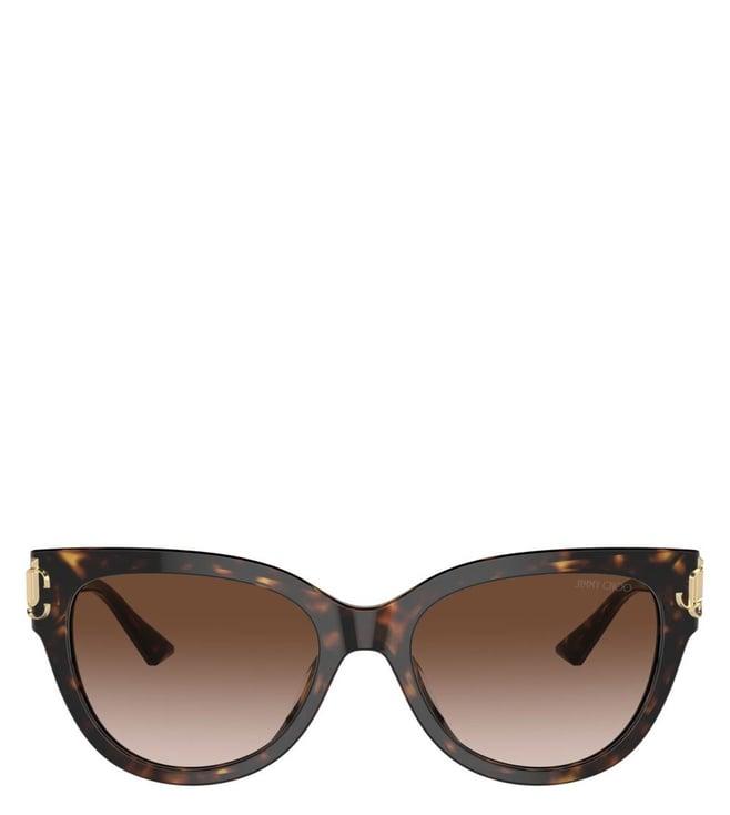 jimmy choo 0jc5018u50021354 brown gradient cat eye sunglasses for women