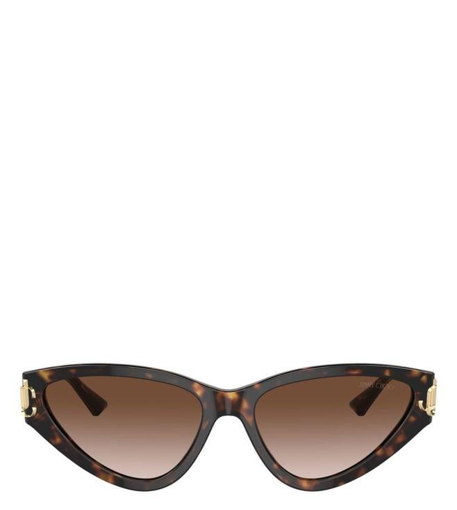 jimmy choo 0jc501950021355 brown gradient cat eye sunglasses for women