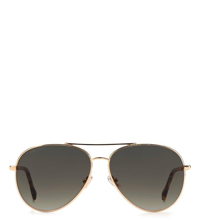 jimmy choo 20422906j59ha uv protected aviator sunglasses for women