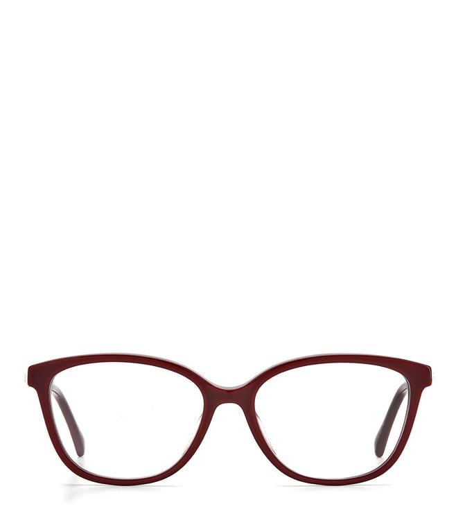 jimmy choo jc325/f lhf maroon oval eyewear frames for women