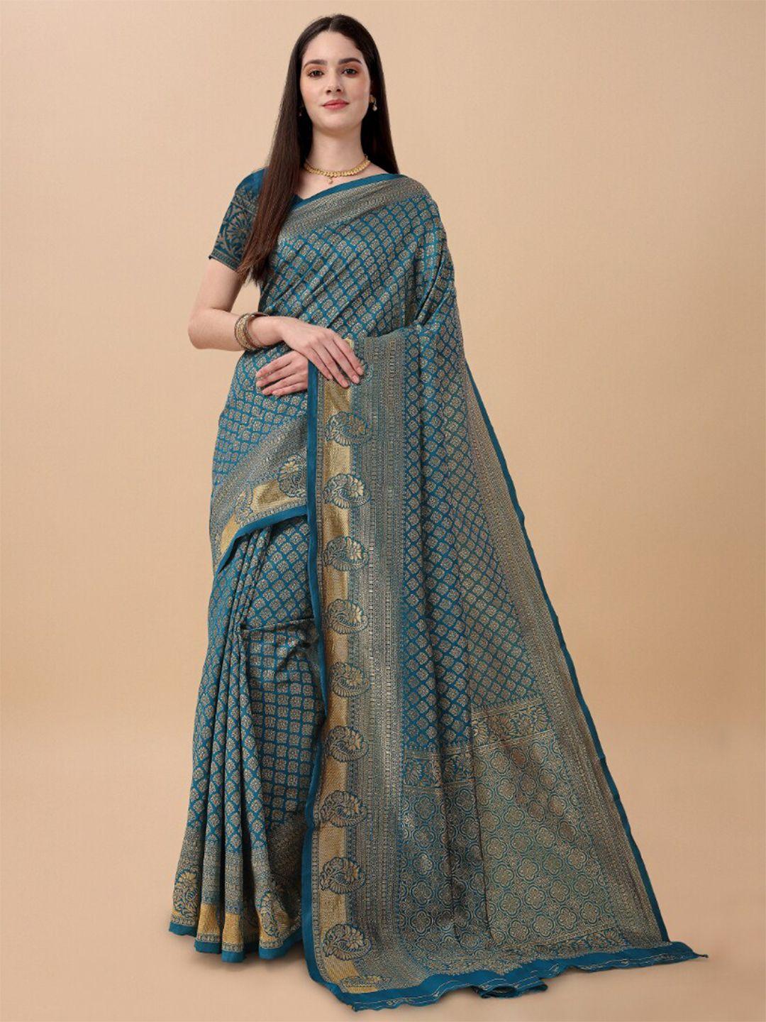 jinax ethnic motifs woven design zari pure silk banarasi saree