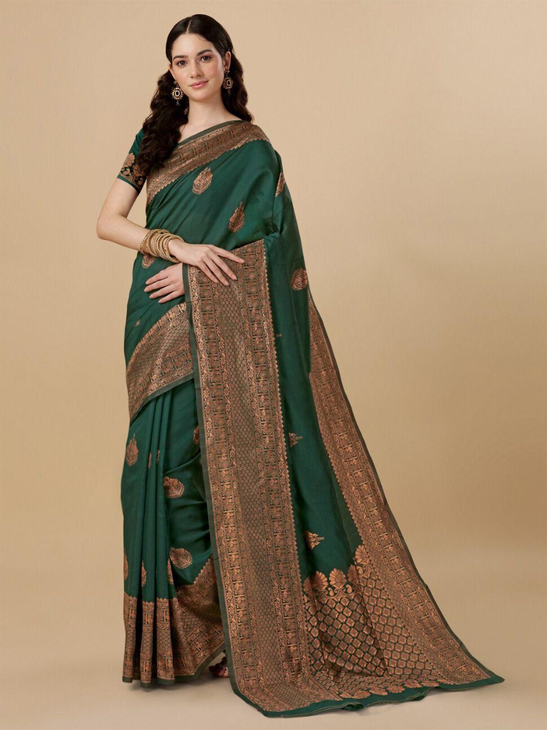 jinax woven design zari pure silk banarasi saree