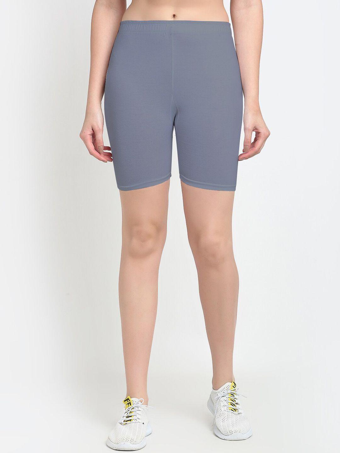 jinfo women grey cycling sports shorts