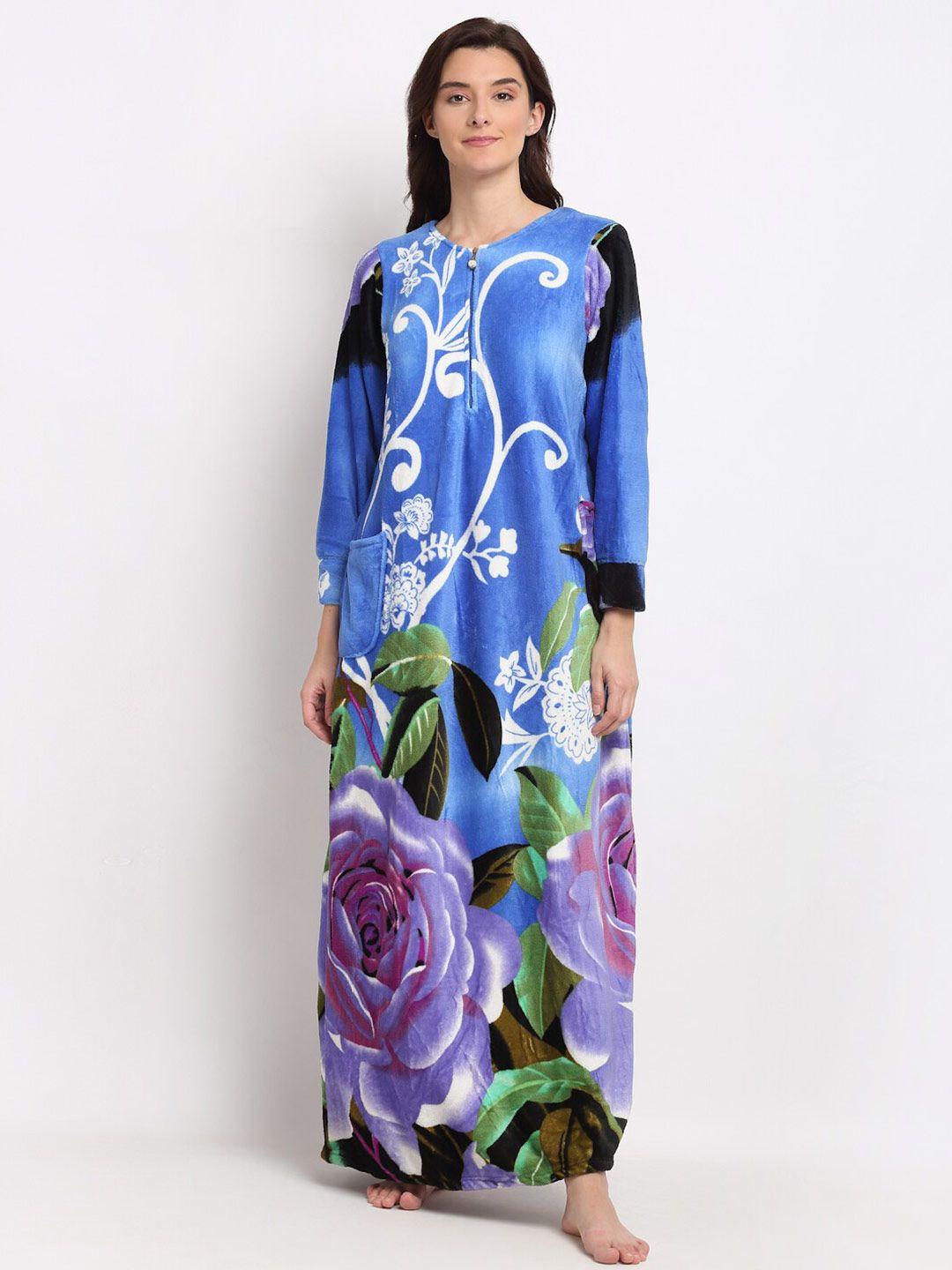 jinfo printed maxi nightdress