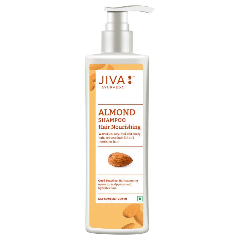 jiva ayurveda almond hair nourishing shampoo