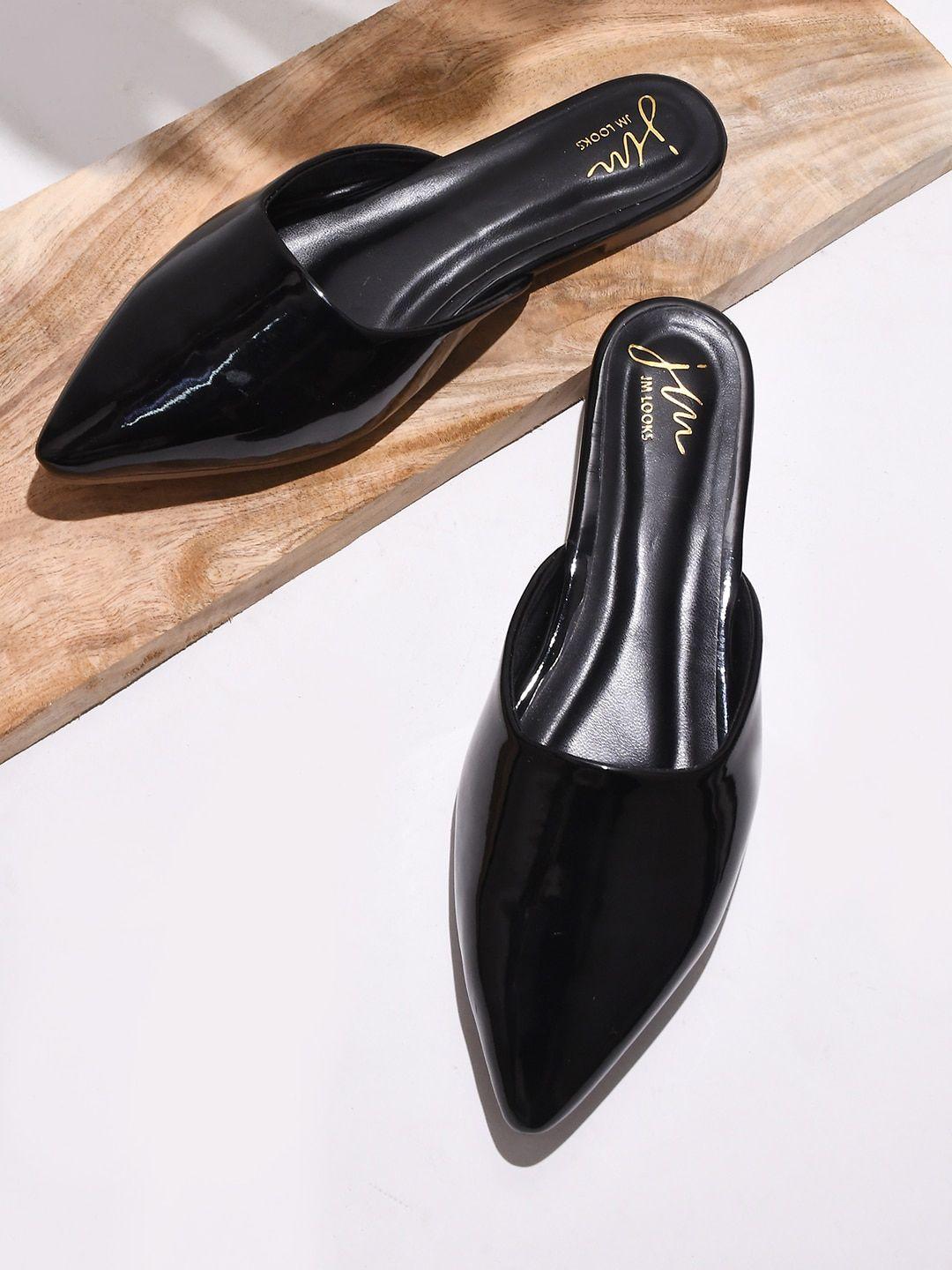 jm looks pointed toe slip-on mules