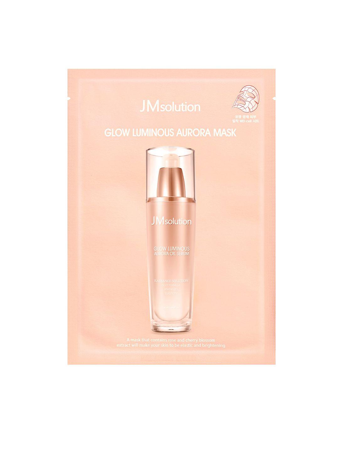 jmsolution glow luminous aurora sheet mask