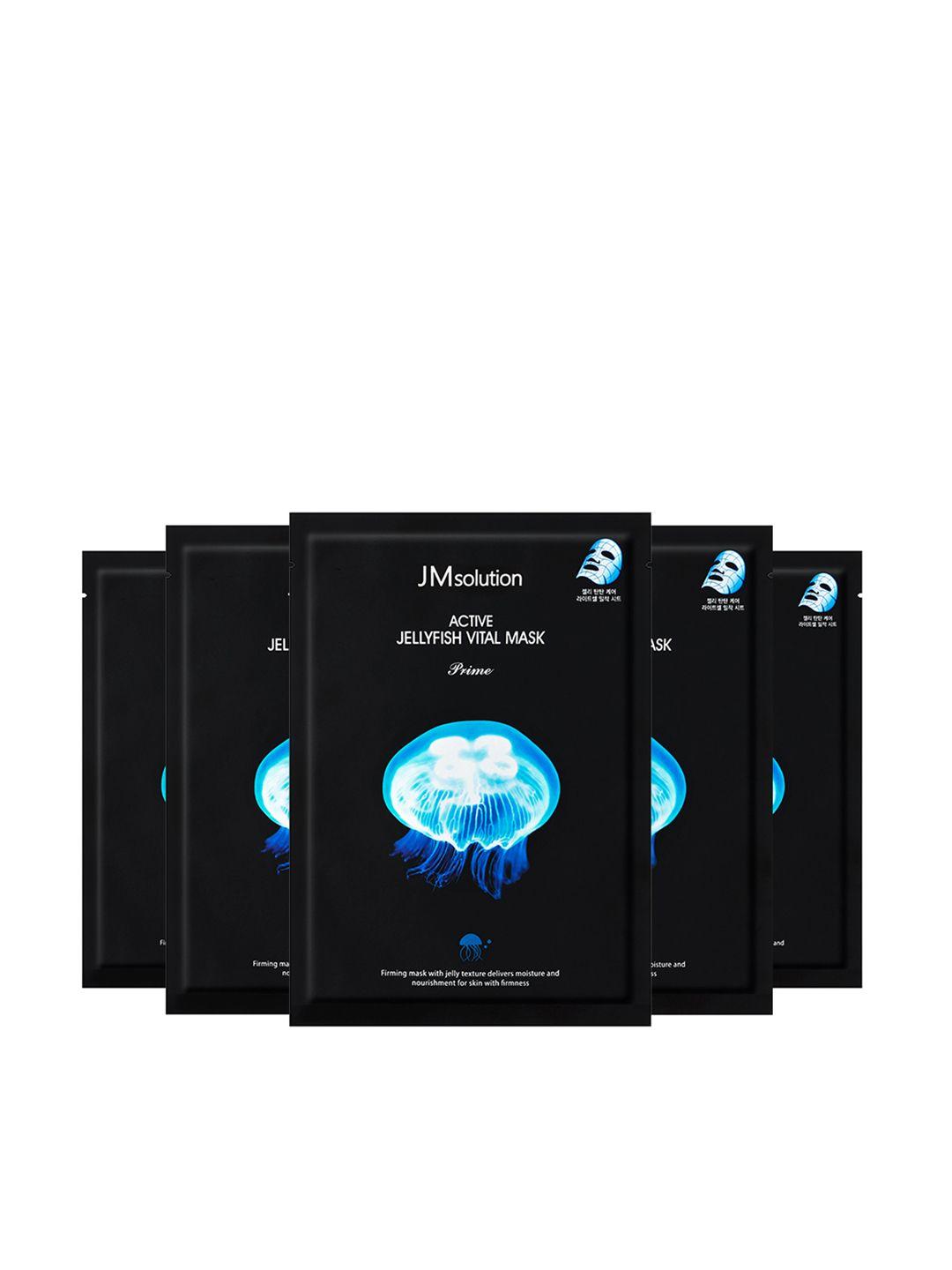 jmsolution set of 5 active jellyfish vital sheet masks