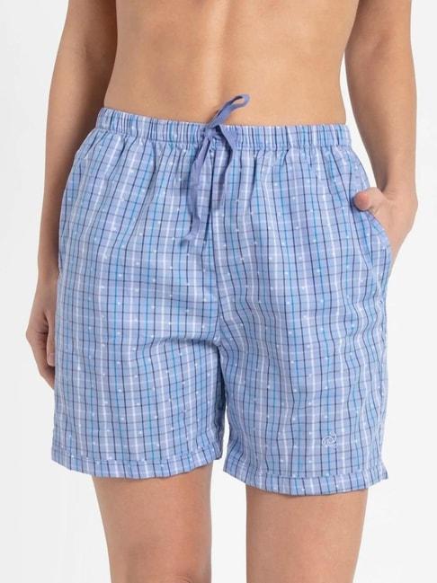 jockey blue checks night shorts (colors & prints may vary)