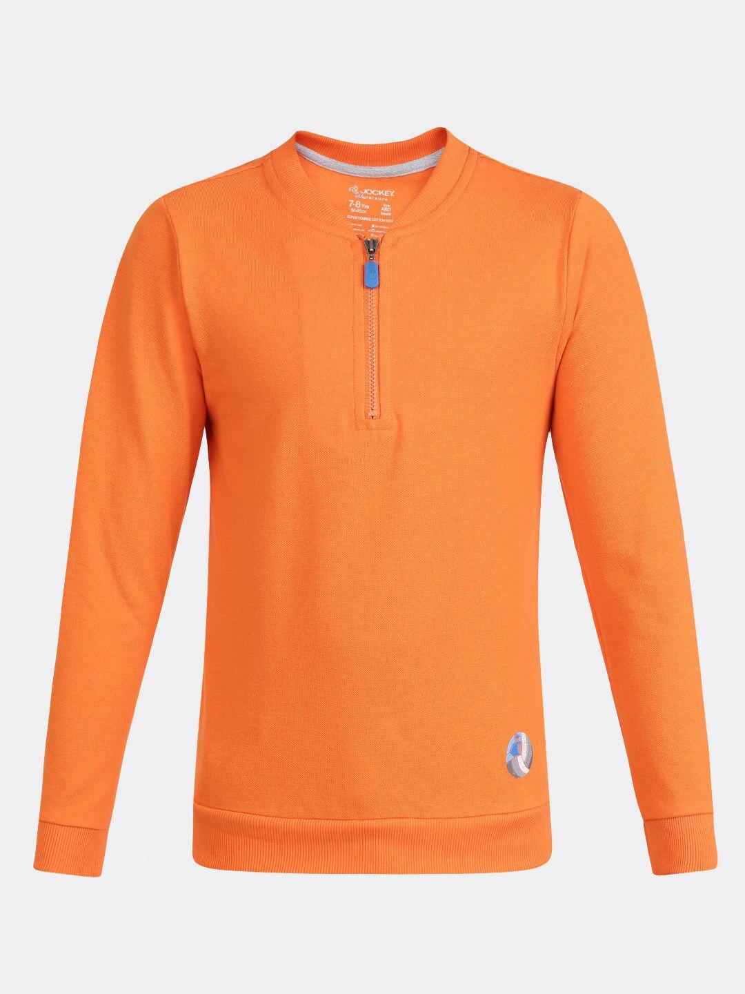 jockey boys orange sweatshirt