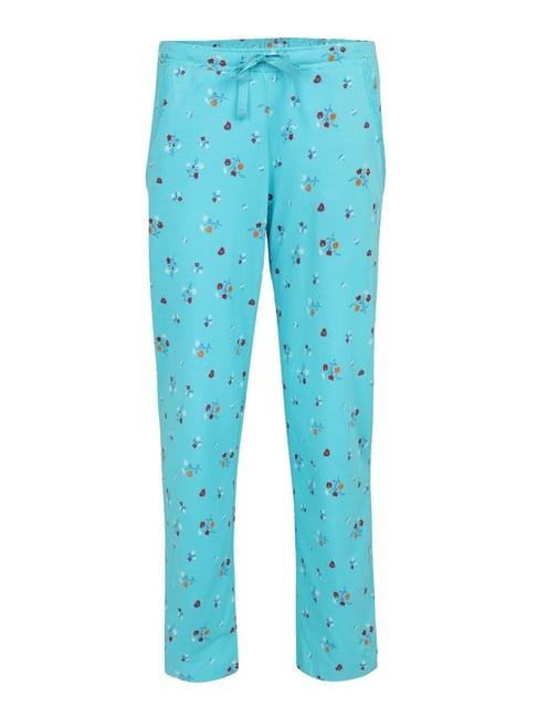 jockey kids blue printed pyjamas