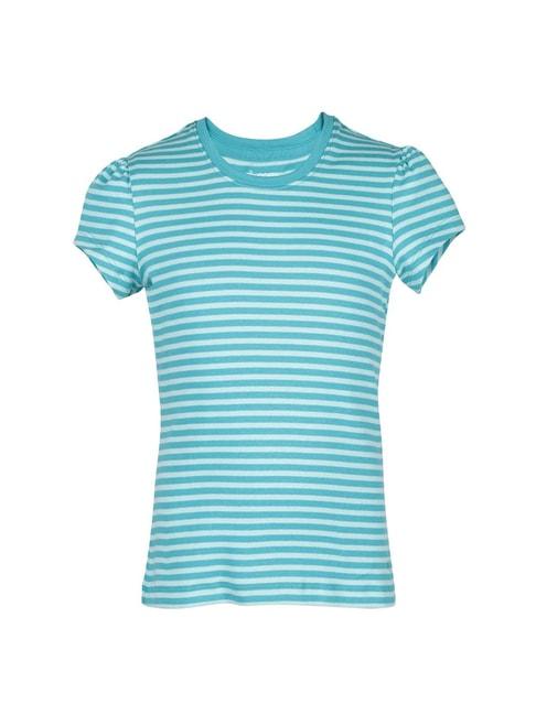 jockey kids blue striped t-shirt