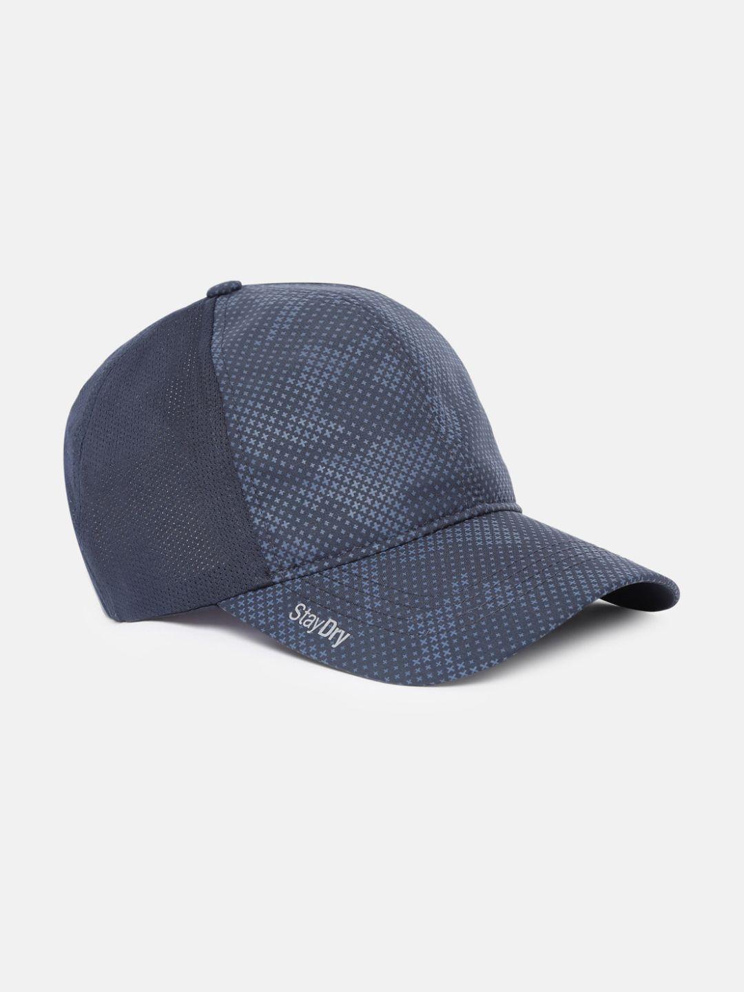 jockey men blue printed snapback cap