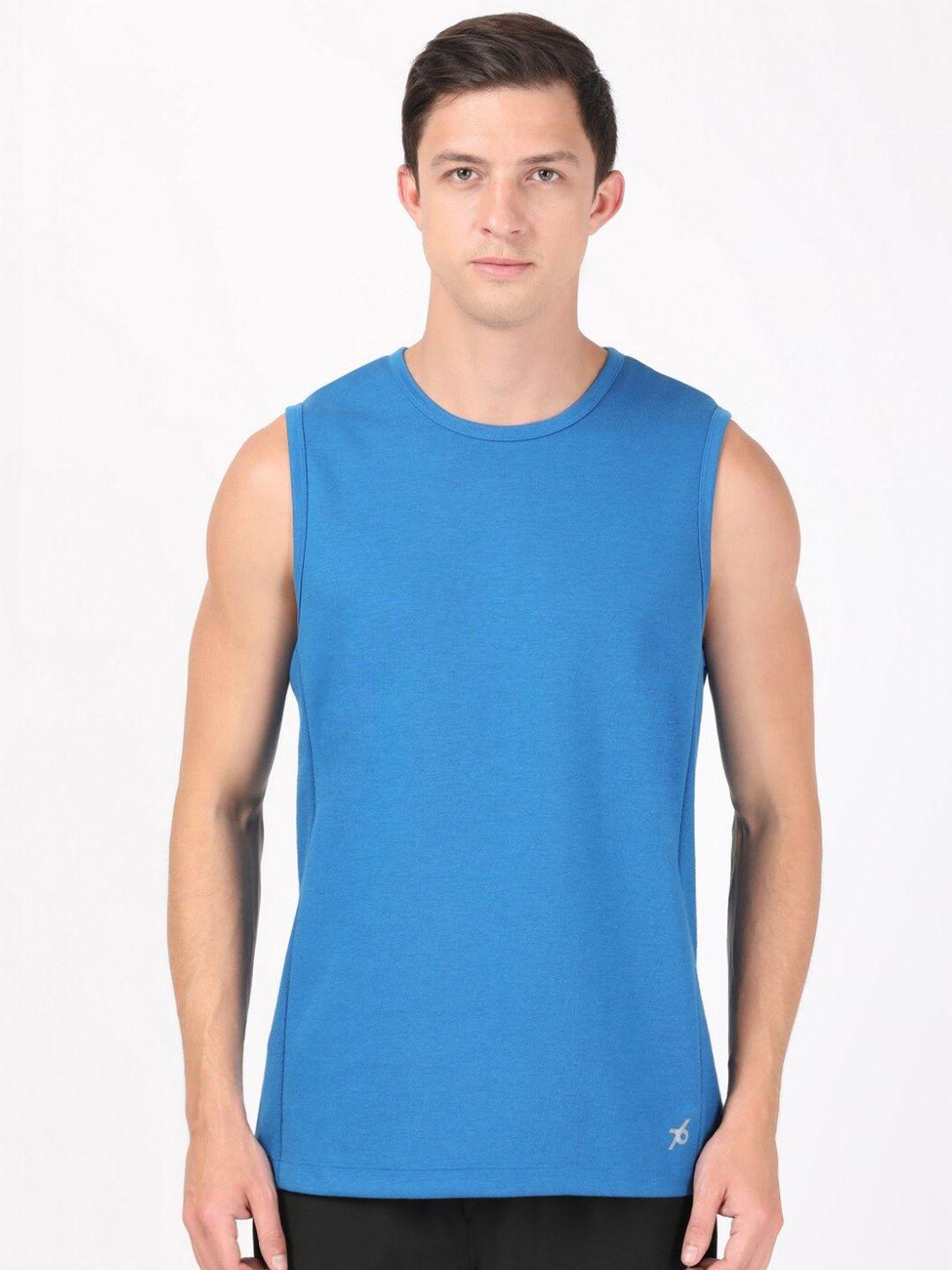 jockey men blue t-shirt