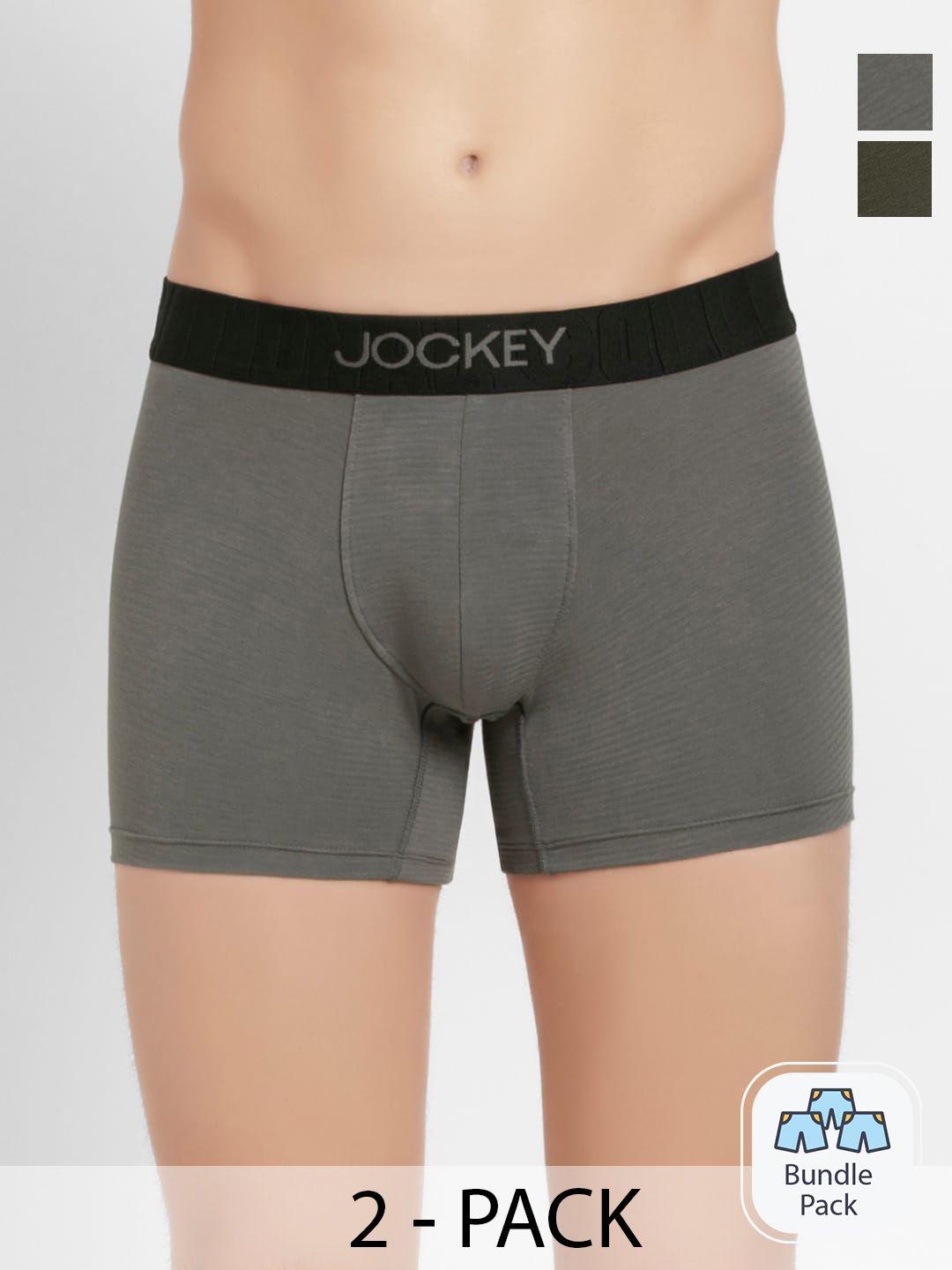 jockey pack of 2 outer elastic short trunks