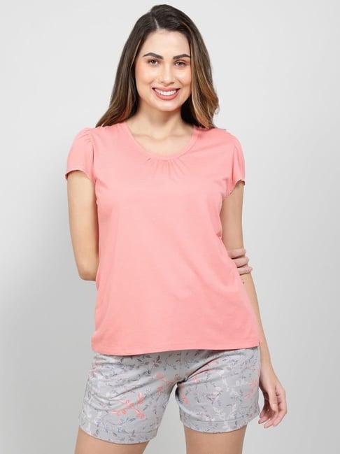 jockey rose pink relaxed fit t-shirt