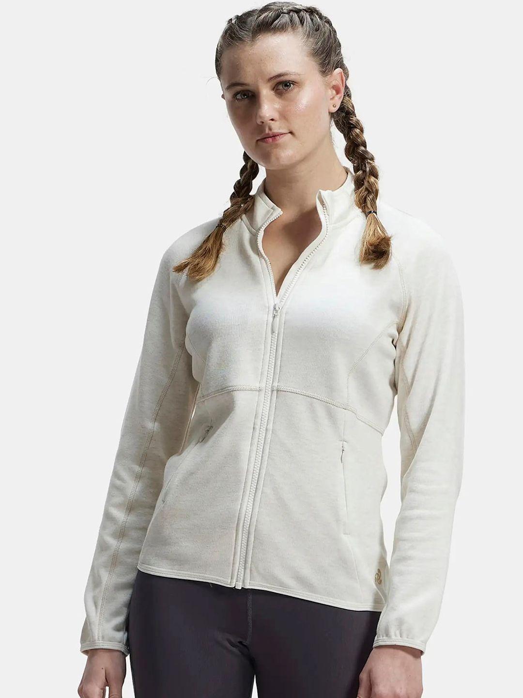 jockey  mock collar running sporty jacket