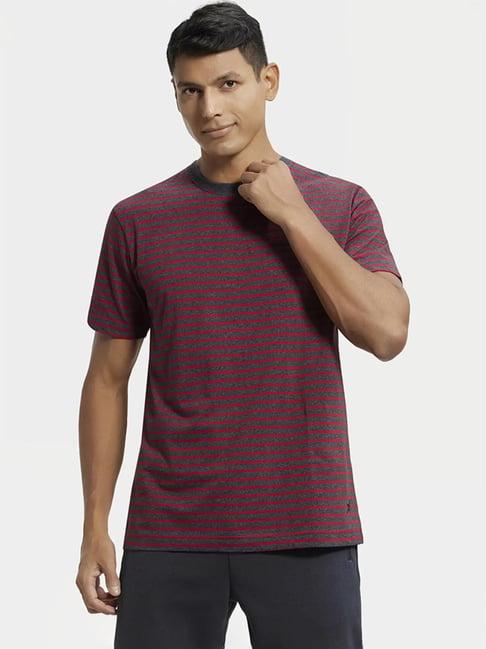 jockey 2715 red super combed cotton rich half sleeves t-shirt