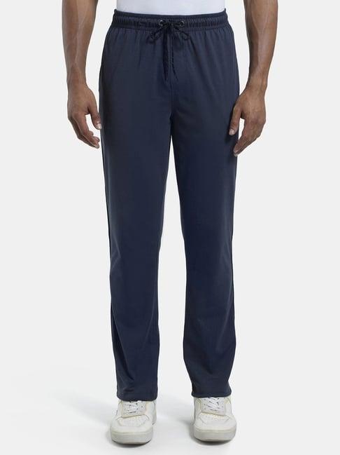 jockey 9500 dark grey super combed cotton rich trackpants with side pocket