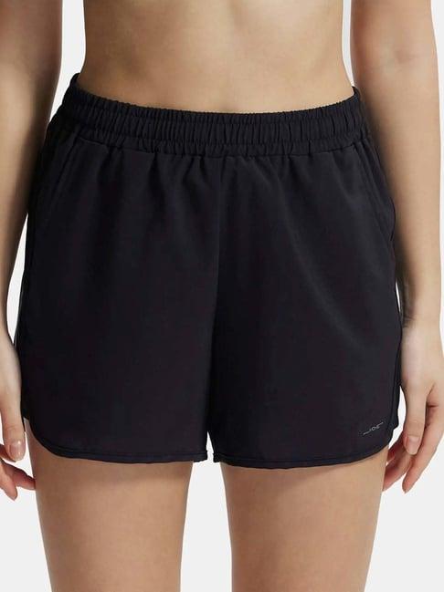 jockey black regular fit shorts