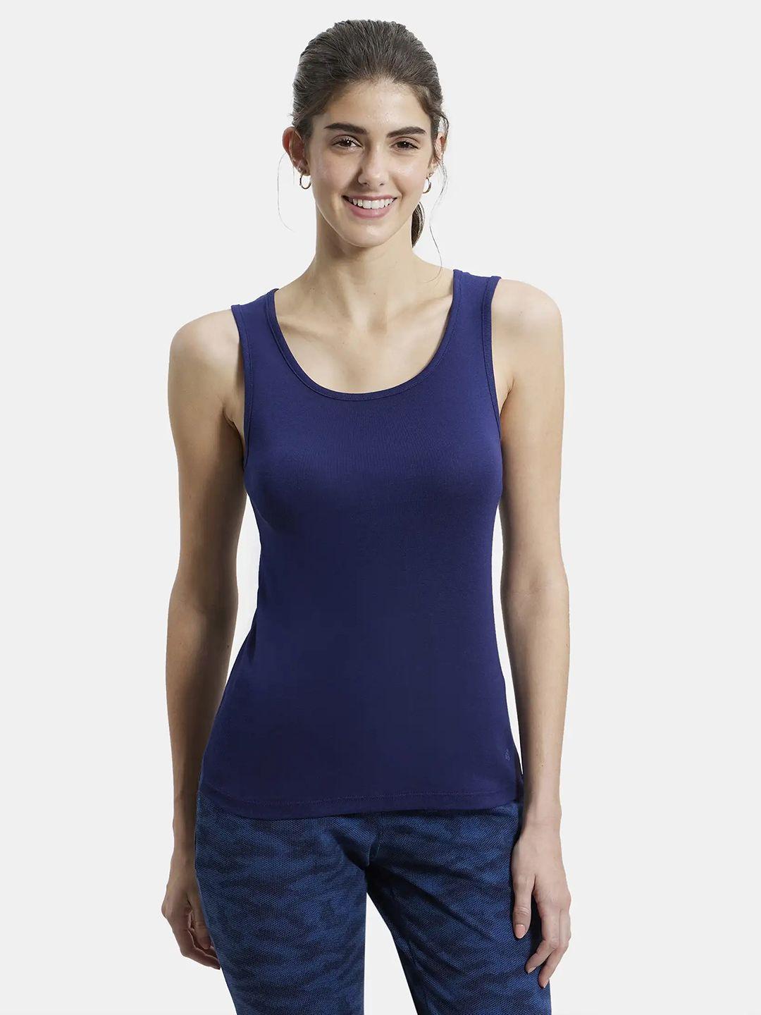 jockey blue tank top