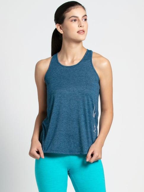 jockey denim melange textured mw22 tank top