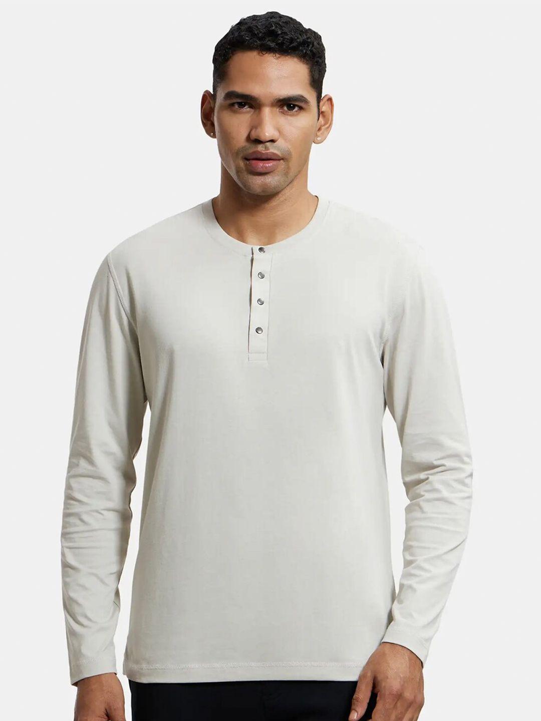 jockey henley neck long sleeves t-shirt