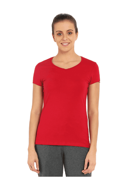 jockey jester red regular fit t-shirt - 1359