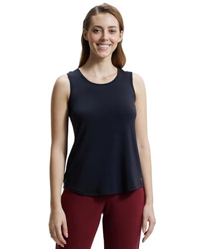 jockey jw50 women's tencel lyocell elastane stretch relaxed fit tank top with natural stayfresh anti microbial properties_black_l