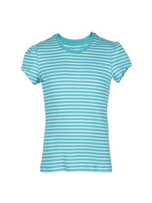 jockey kids blue striped t-shirt
