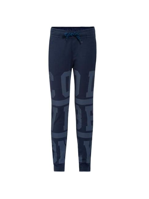 jockey kids navy graphic print trackpants