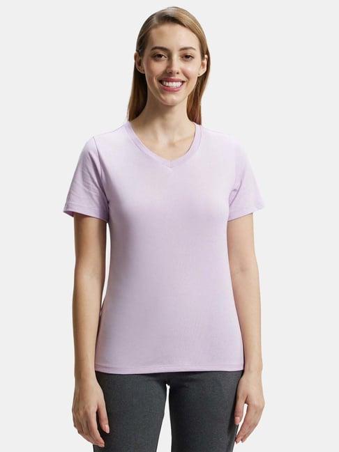 jockey lilac relaxed fit sports t-shirt