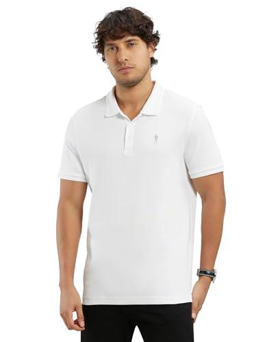 jockey men's regular fit polo t-shirt (3912_pack of 1_white m)