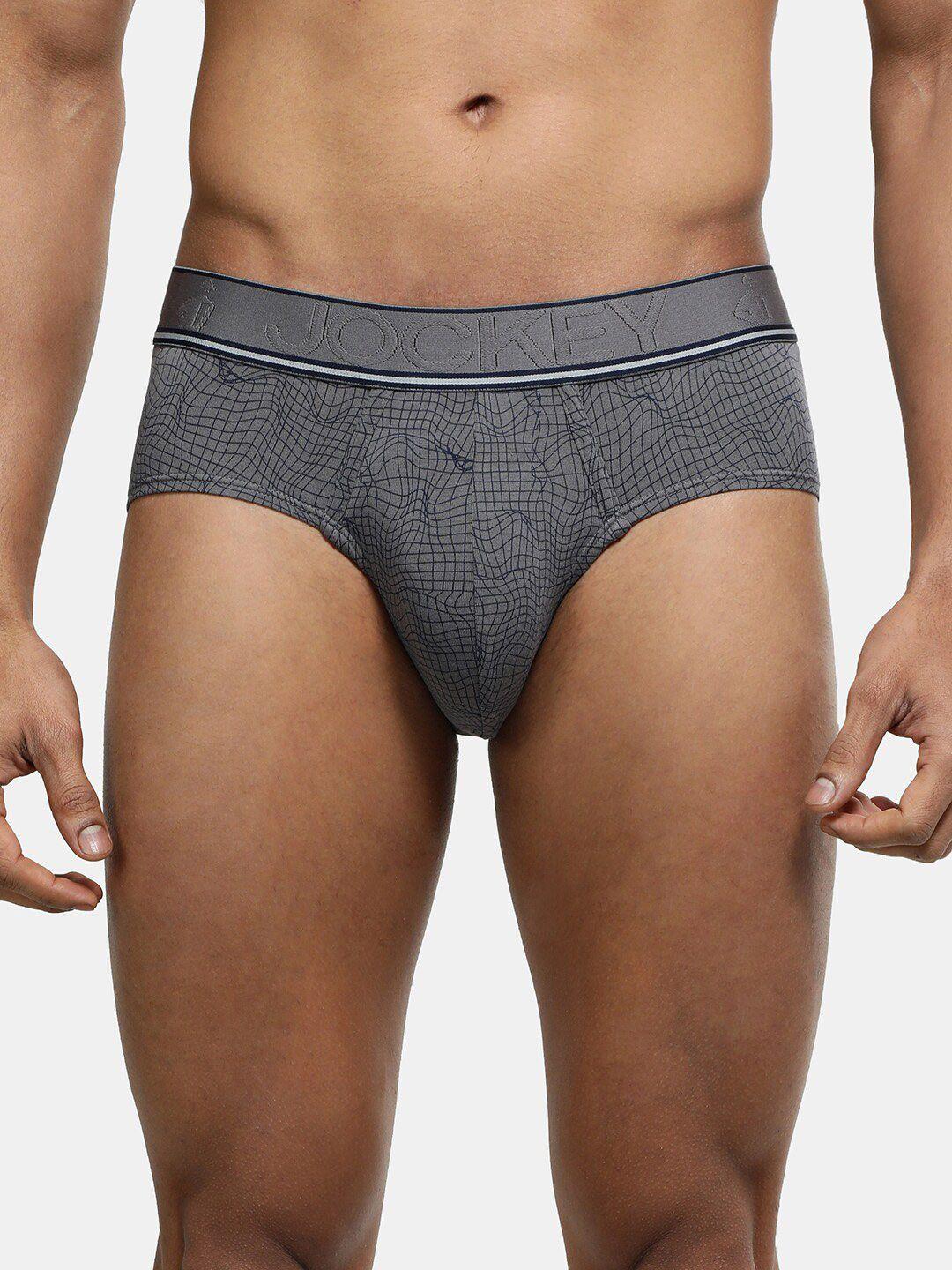 jockey men mid-rise anti-microbial basic briefs