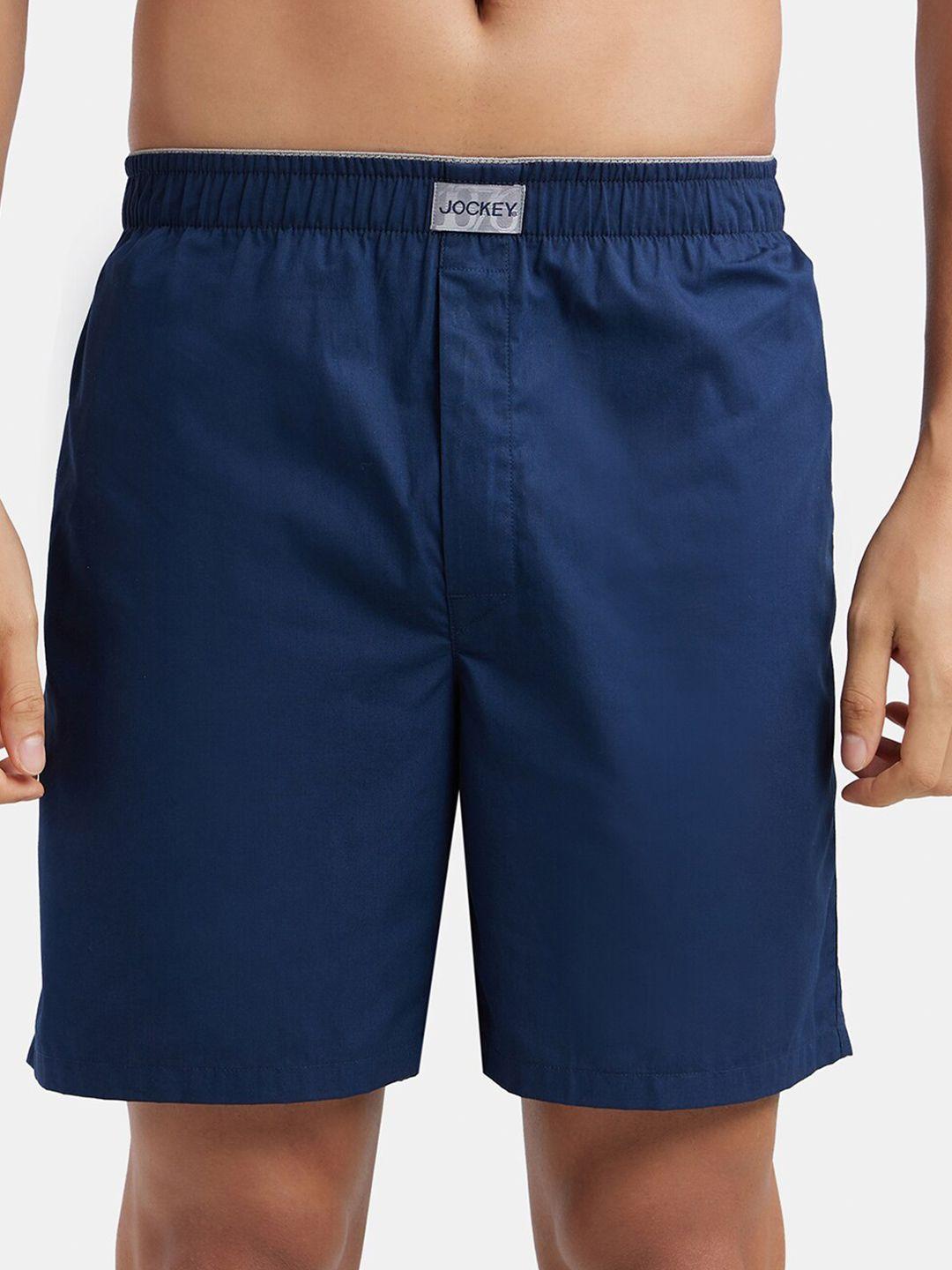 jockey men mid rise cotton shorts