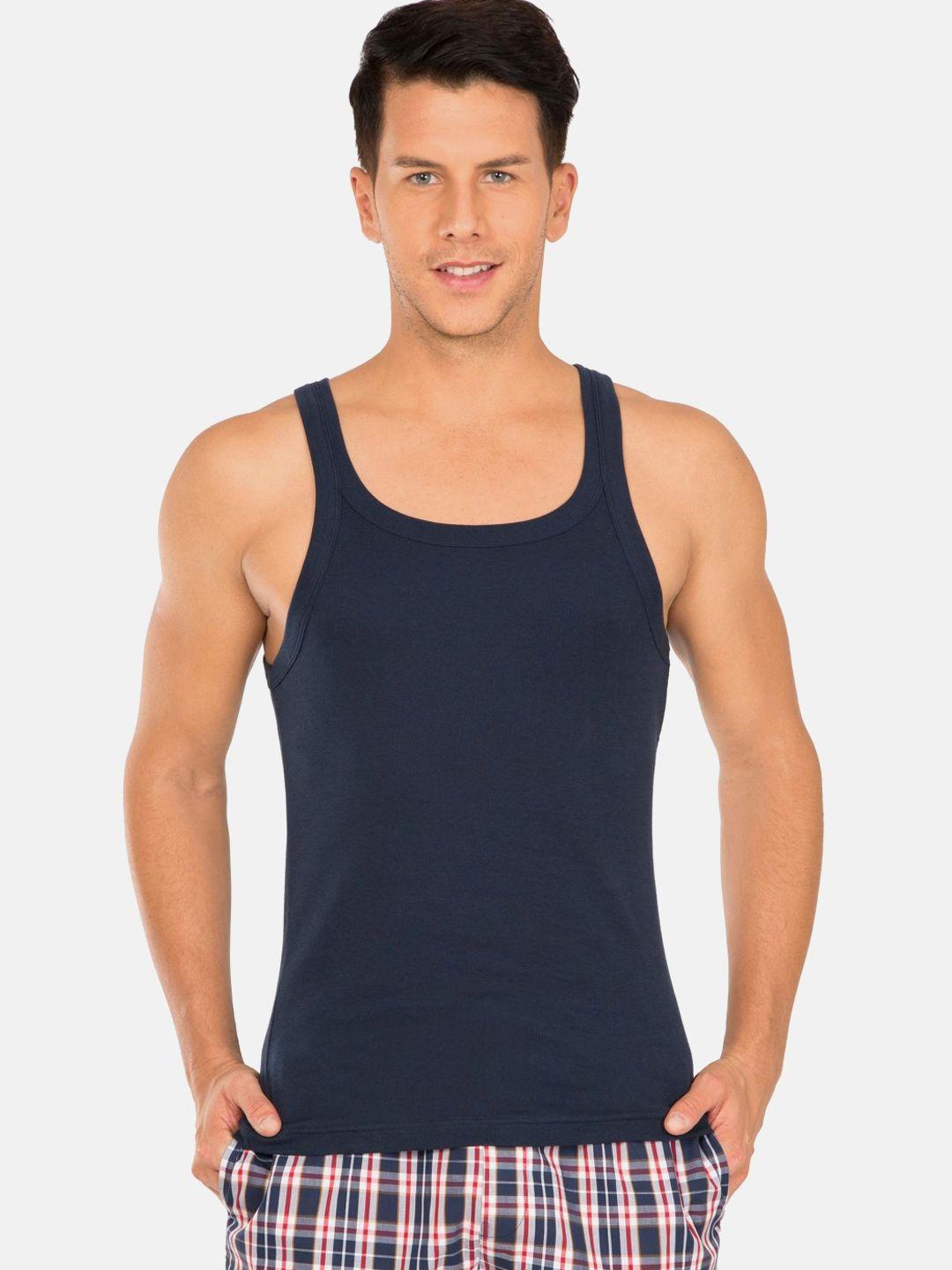 jockey men navy innerwear vest us26-0105