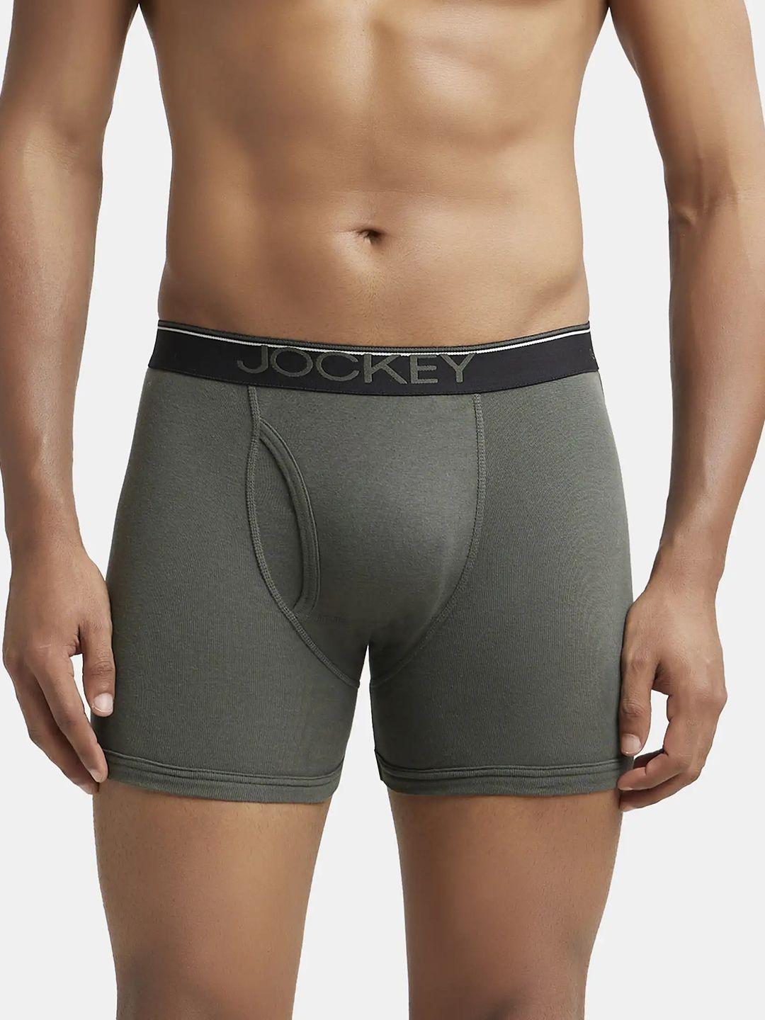 jockey men olive brown solid briefs 8009-0105-dpolv