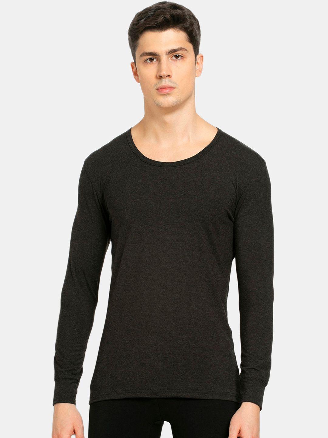 jockey men round neck anti-odour thermal top