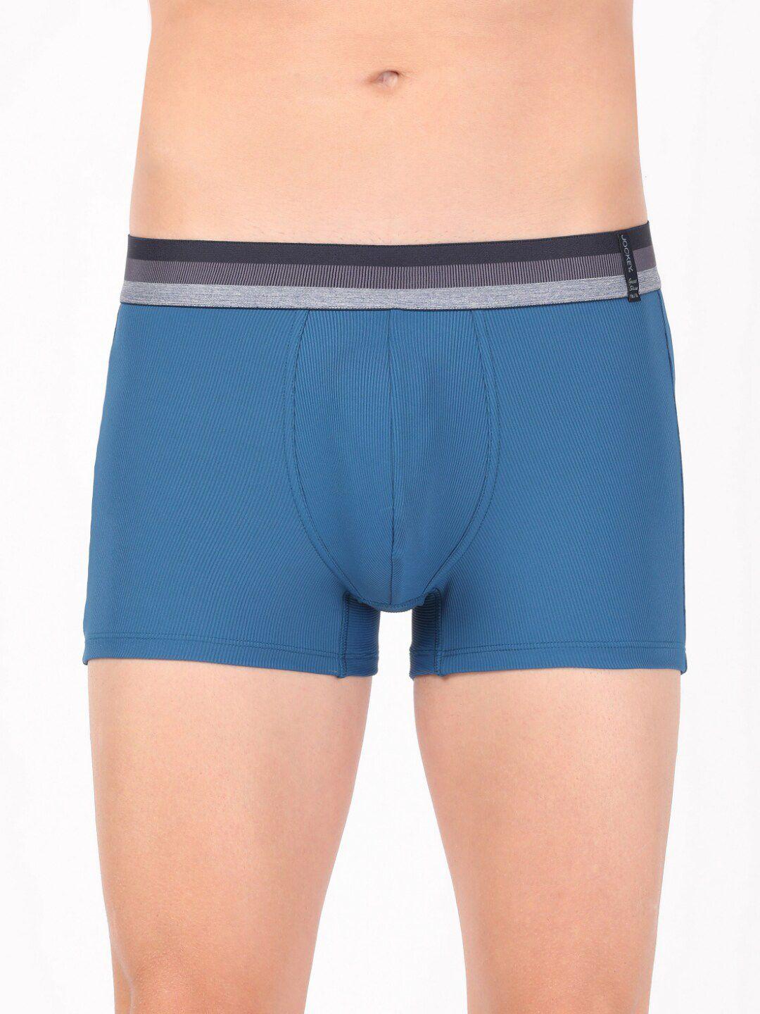 jockey men solid dry-fit trunk hg14-0105