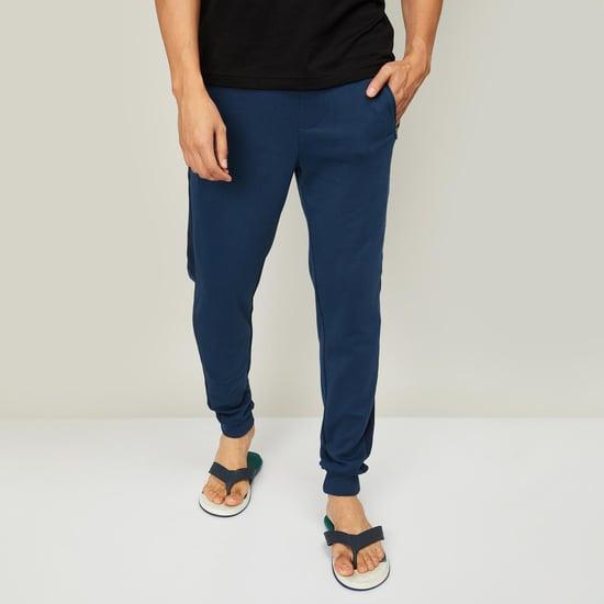 jockey men solid lounge joggers