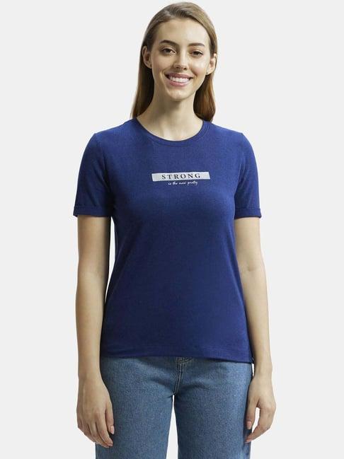 jockey navy graphic print t-shirt